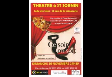 Théâtre  "Ce soir on sort"_Saint-Sornin