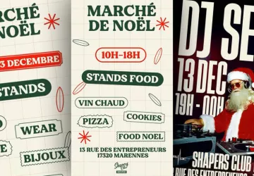 Marché de Noël Shapers Club house